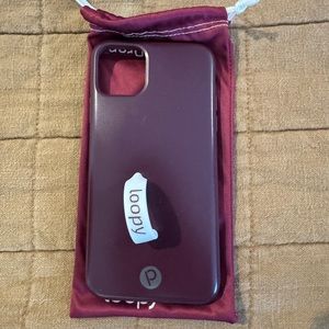 Wine colored Loopy Case IPhone 11 Pro Max